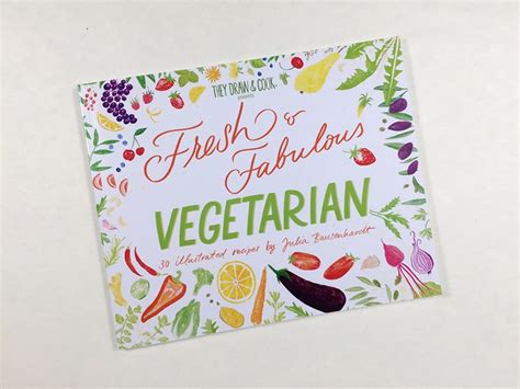 Fresh & Fabulous Vegetarian Book | Julia Bausenhardt | Illustration + Design