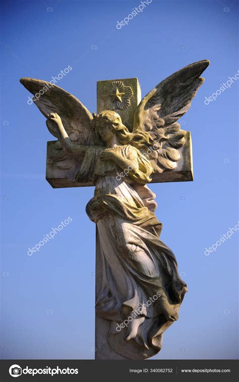 Gothic Style Statue Angel Cemetery Stock Photo by ©PantherMediaSeller ...