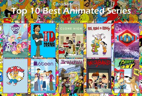 Top 10 Best Canadian Animated Series by Deadpoolguy77 on DeviantArt