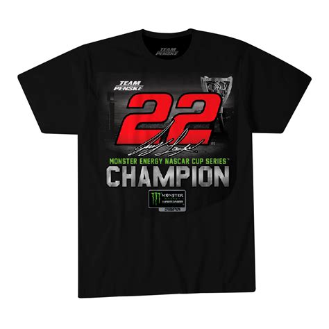 Joey Logano – 2018 Championship Double-Sided T-Shirt