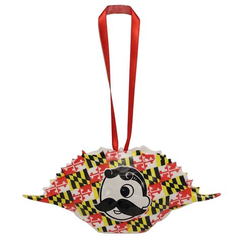 Natty Boh Logo Maryland Flag (Style 2) / Crab Shell Ornament | Route ...