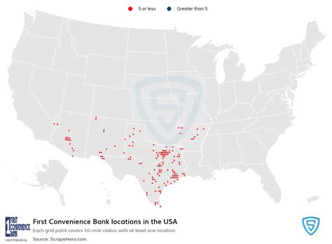 Number of First Convenience Bank locations in the USA in 2023 | ScrapeHero