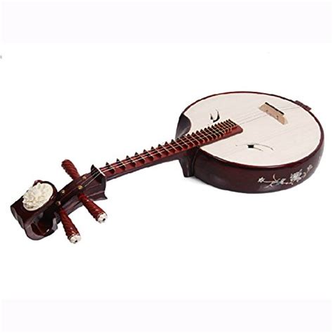 National stringed instrument; red sandalwood zhong ruan; suitable for performance and beginners ...