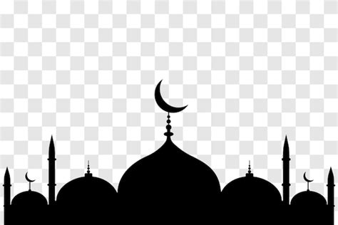 Premium Vector | Islamic Mosque Silhouette Vector Illustration