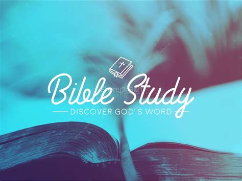 Church Bible Study PowerPoint Template | Clover Media