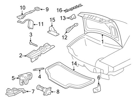 Chevrolet Impala Lock. Actuator - 16640848 | GM Parts Bin