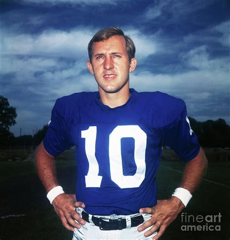 Portrait Of Fran Tarkenton by Bettmann