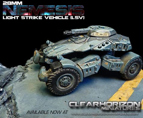 28mm Nemesis Light Strike Vehicle – ClearHorizon Miniatures