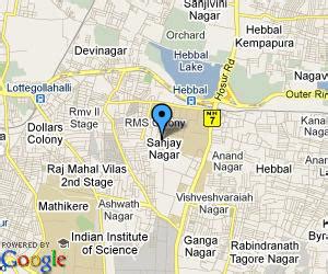 Sanjay Nagar Bangalore Map - Arlena Nataline