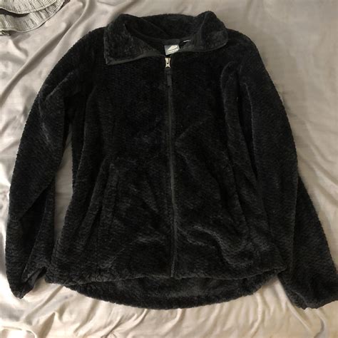 Faux Fur Black Jacket Size Medium Bought from... - Depop