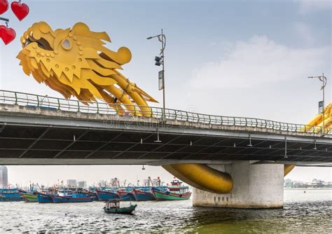 Closeup of Head of Cau Rong or Dragon Bridge, Da Nang Vietnam Editorial Photography - Image of ...