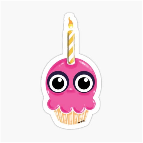 "Carl Cupcake " Sticker by Bat13SJx | Redbubble