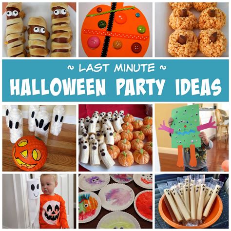 Toddler Approved!: Last Minute Halloween Party Ideas