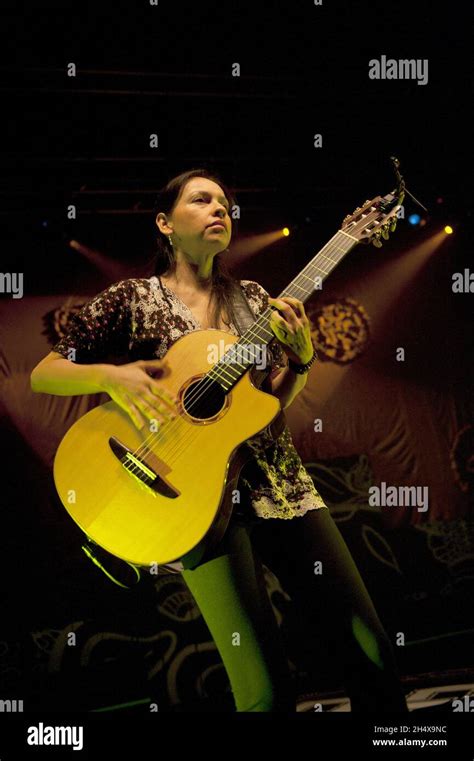 Gabriela Quintero of Rodrigo Y Gabriela live in concert at the HMV ...