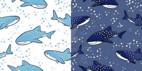 Starry Whale Shark Patterns by soyrwoo on DeviantArt