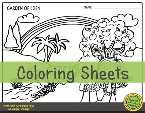 Garden of Eden StoryTime Activities for Preschool | Garden of eden, Letter sort, Story time