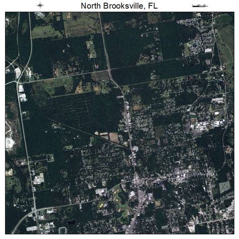 Aerial Photography Map of North Brooksville, FL Florida