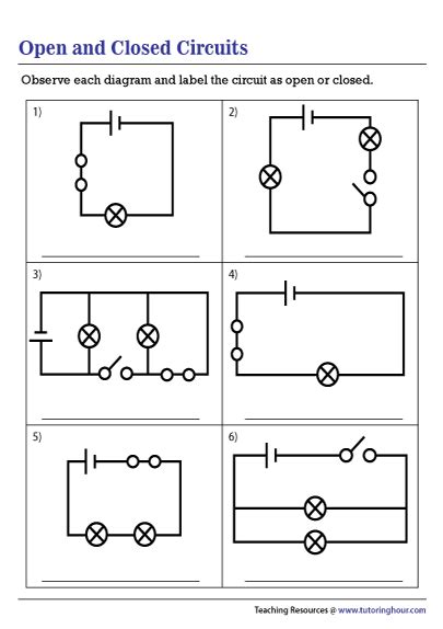 Close And Open Circuit Diagram