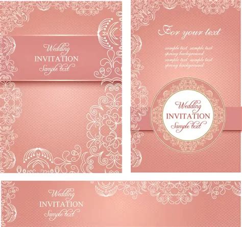 Wedding invitation card template coreldraw vectors free download 47,254 ...