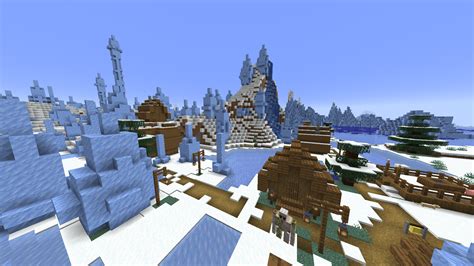 Ice Spikes Village - Minecraft Seeds