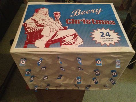 Beer Advent calendar I made. Best way to get a guy into Christmas ...