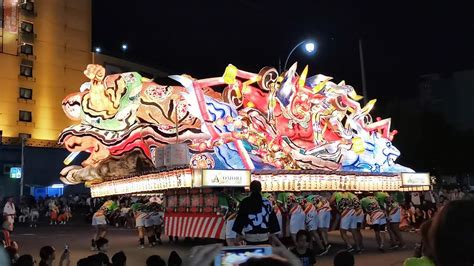 Only in Japan!! Aomori Nebuta Festival! Big Lantern floats everywhere ...