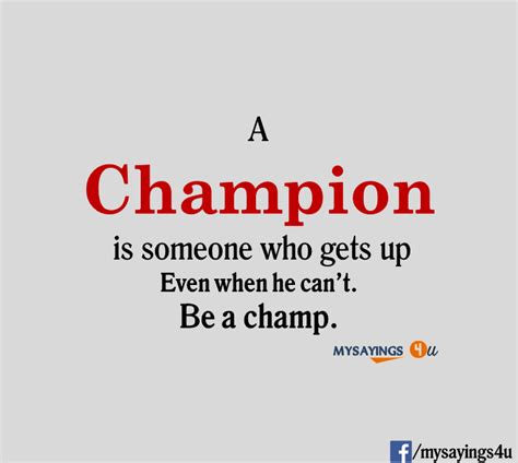 @mysayings4u @be_a_champ | Champs, Quotes, Champion