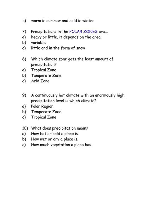 Climatic Zones 323355 | SFirdous | Live Worksheets