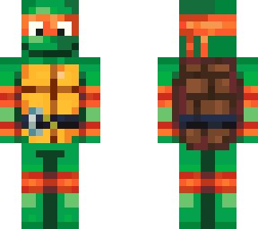 Michelangelo Ninja Turtle | Minecraft Skin