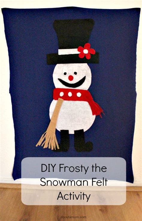 DIY Frosty the Snowman Felt Activity