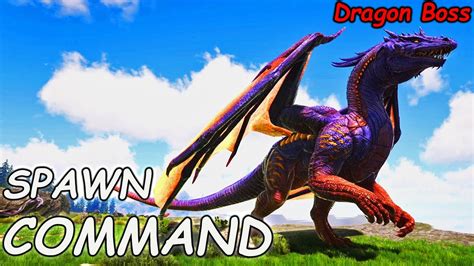 Dragon Boss ARK Spawn COMMAND | How To Summon DRAGON BOSS Ark CODE 2023 - YouTube