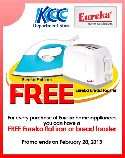 KCC Malls - Freebies from Eureka Home Appliances