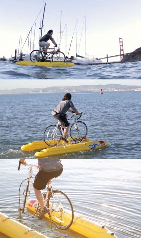 Water biking is possible with Baycycle Project | Water bike, Bike, Cool bicycles