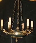 Antique French Empire Chandelier in bronze, circa 1880