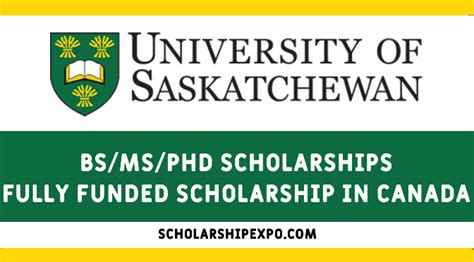 Saskatchewan University Scholarships 2023-24 in Canada | Scholarship Expo