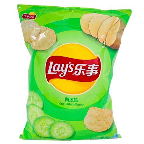 Lay's Cucumber Potato Chips China - 60g | Candy Funhouse – Candy ...