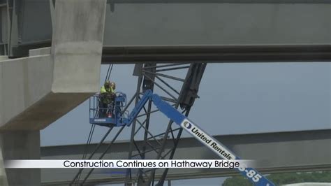 Construction Continues on Hathaway Bridge