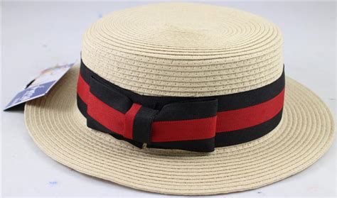 Boater Hat with Trim – The Party Warehouse