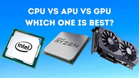 APU vs CPU vs GPU: What's the Difference? Ultimate Guide Update 11 / 2024