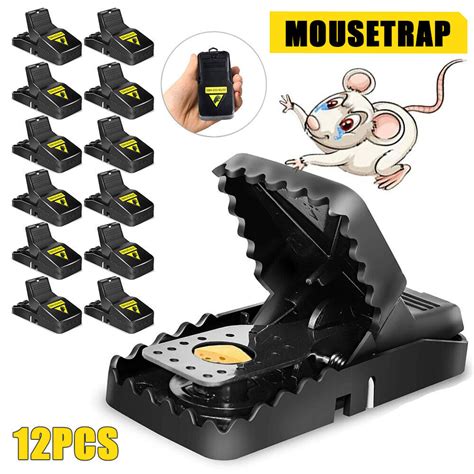 12Packs Mice Mouse Traps Trap Mousetraps Catcher Killer Pest Control ...