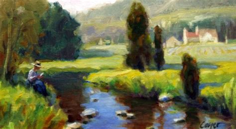 French Countryside Painting at PaintingValley.com | Explore collection of French Countryside ...