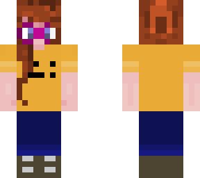 Girl With Glasses | Minecraft Skins