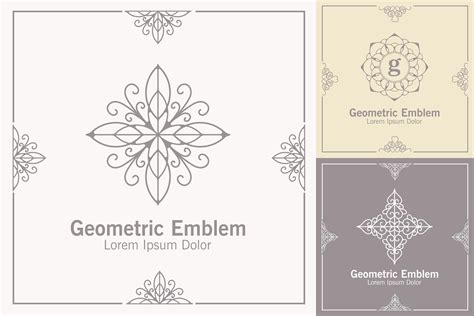 Set of emblem template 1185257 Vector Art at Vecteezy