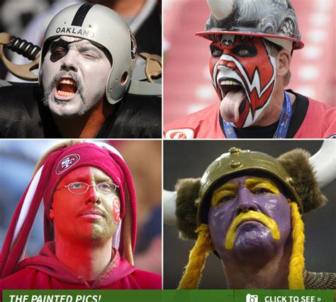 Pigskin and Paint -- Fans Showing Their True Colors! | TMZ.com