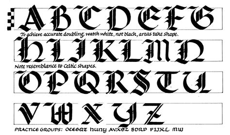 Margaret Shepherd: Calligraphy Blog: 215 Redoubled Gothic caps