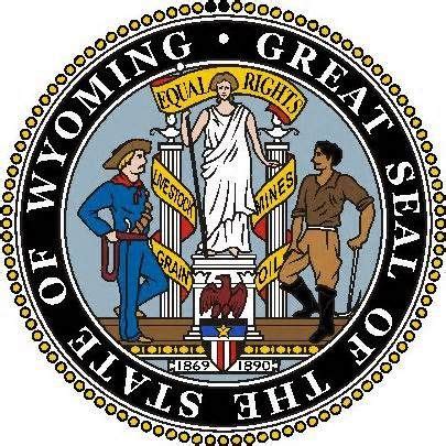 state seal of wyoming | Wyoming, Fifty states, Seal