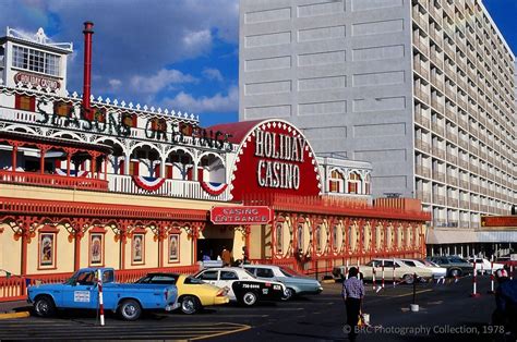 Holiday Casino. Las Vegas, 1978. “Seasons Greetings” over the riverboat ...