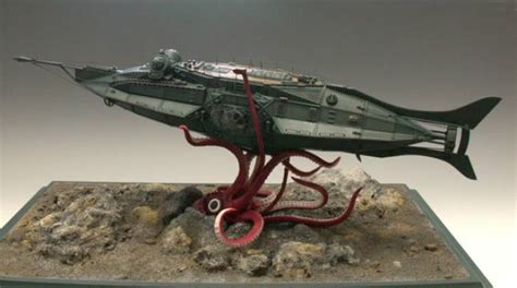 2013 0Pegasus Hobby Jules Vernes Nautilus Submarine-kit in scale 1:144 ...