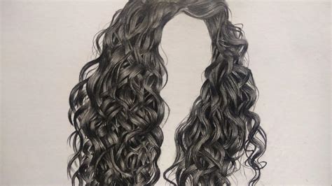 Curly hair Drawing Reference and Sketches for Artists