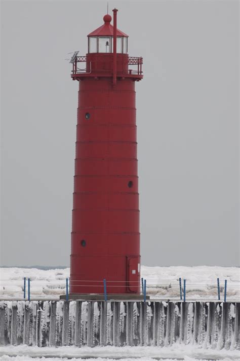 Michigan Exposures: The Muskegon Lighthouse and Breakwater Light